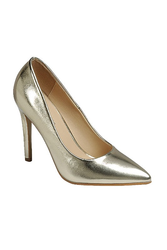 pointed toe stiletto pump