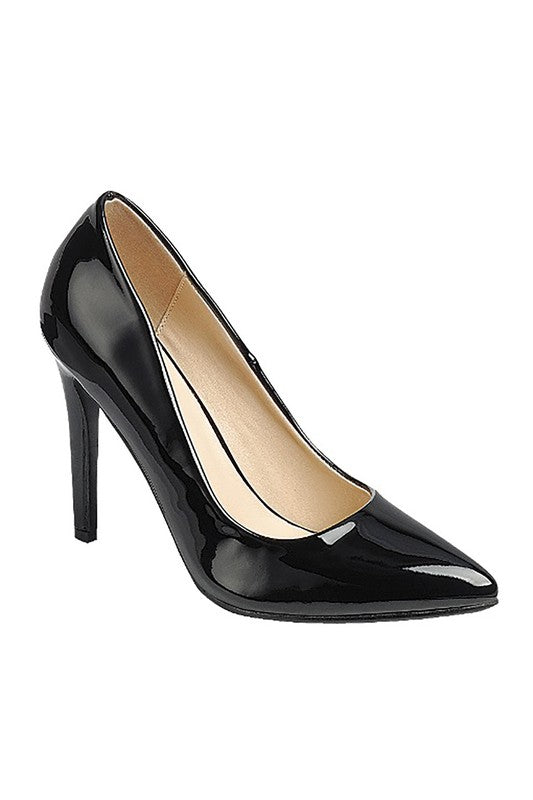 pointed toe stiletto pump