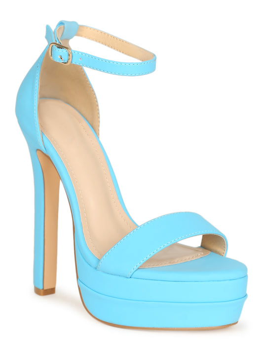 ankle strap platform stiletto heels