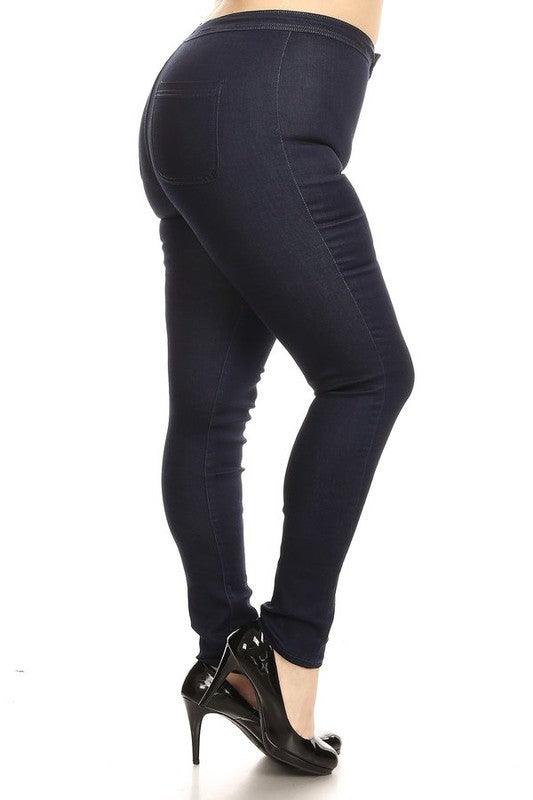 GP3100 PLUS high waist stretch skinny jeans