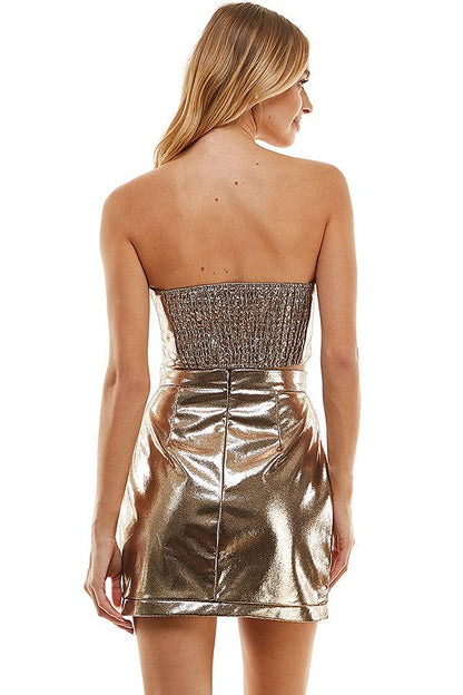 faux leather mini skirt - RK Collections Boutique