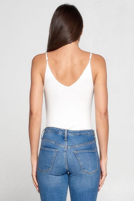 Double Layered Camisole Bodysuit - RK Collections Boutique