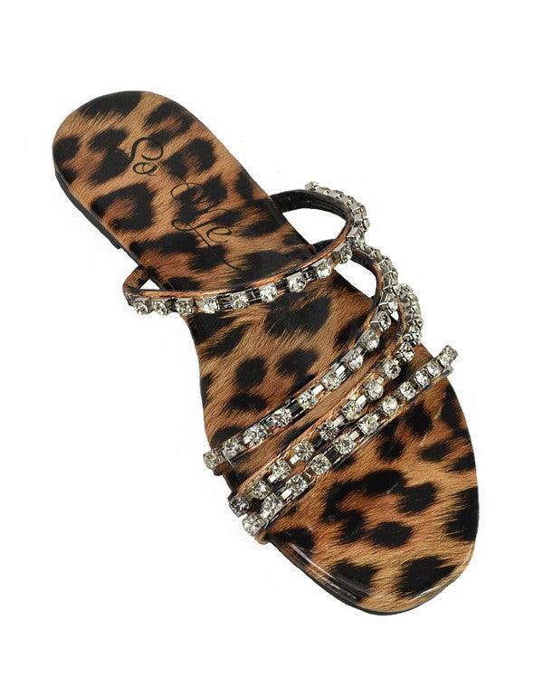 rhinestone sandals - RK Collections Boutique