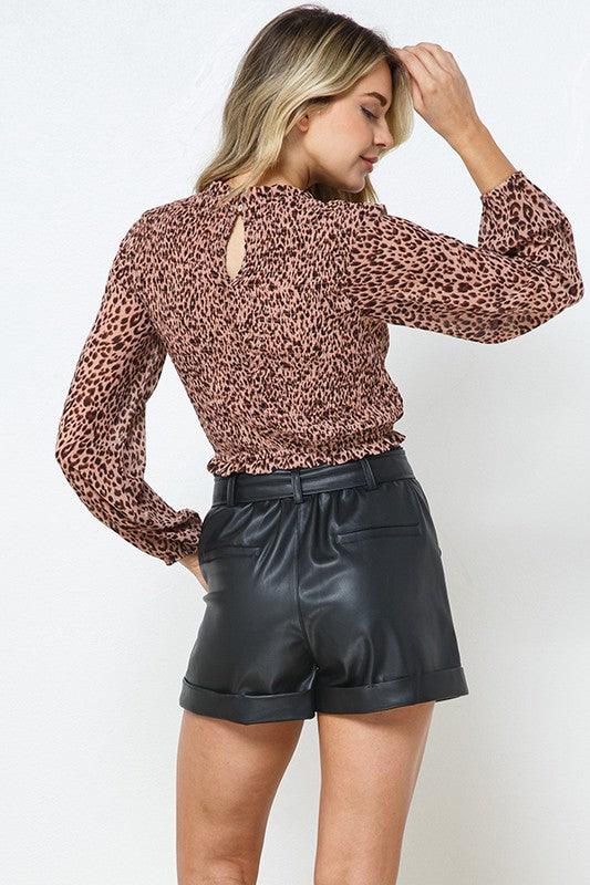 Vegan Leather Shorts - RK Collections Boutique