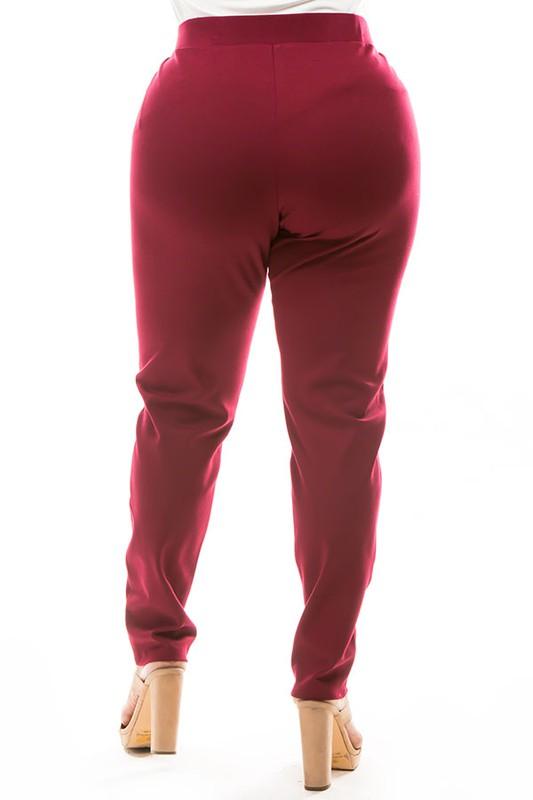 PLUS v waist leggings - RK Collections Boutique