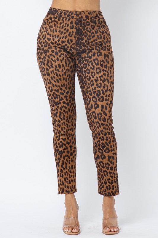 leopard skinny pants - tikolighting