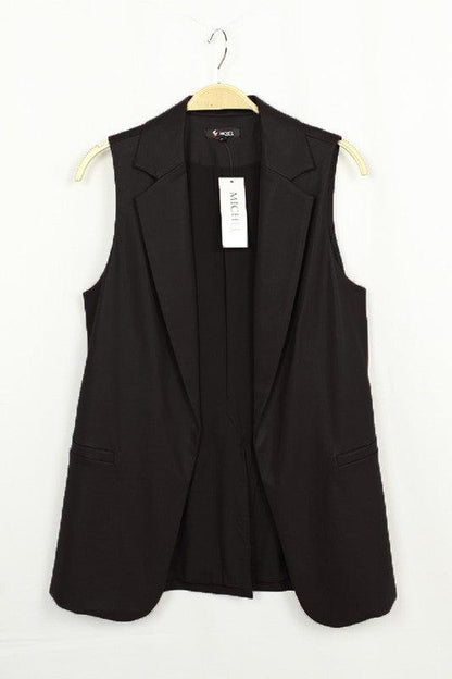 faux leather vest - RK Collections Boutique