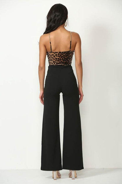 High waist flare leg pants - RK Collections Boutique