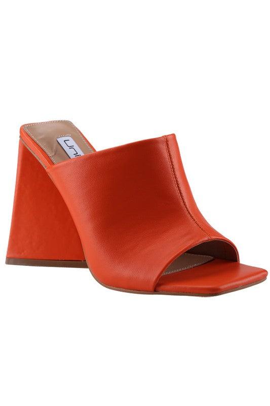 chunky heel slides - RK Collections Boutique