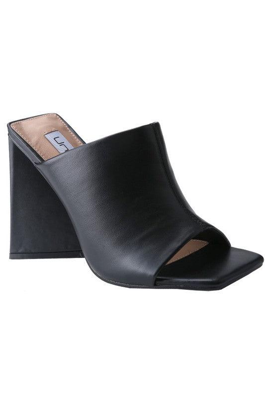 chunky heel slides - RK Collections Boutique
