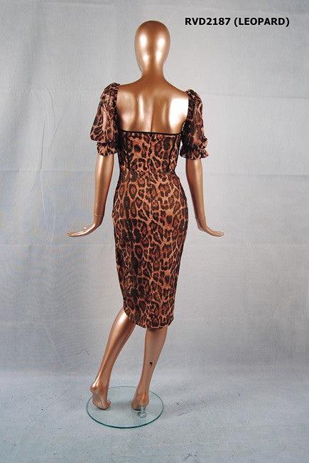 Leopard corset dress - alomfejto