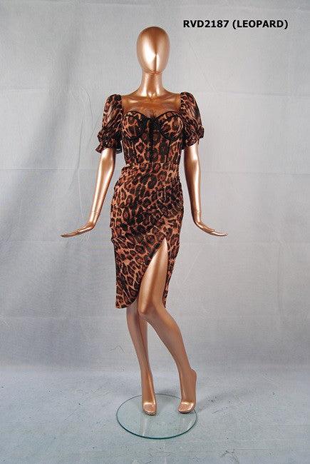 Leopard corset dress - RK Collections Boutique