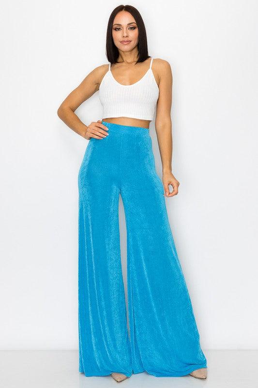 Slink high waist palazzo pants - RK Collections Boutique