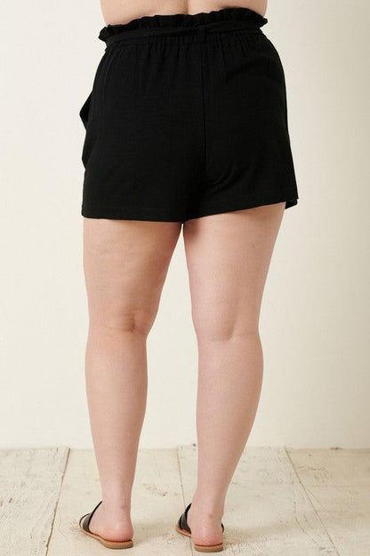 PLUS linen shorts - RK Collections Boutique