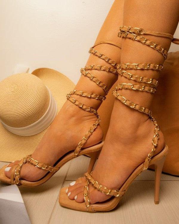 Personalized-high heel fashion sandals - RK Collections Boutique