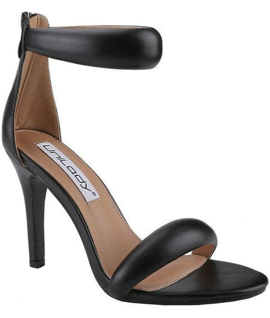 padded ankle strap high heel stiletto sandal - RK Collections Boutique