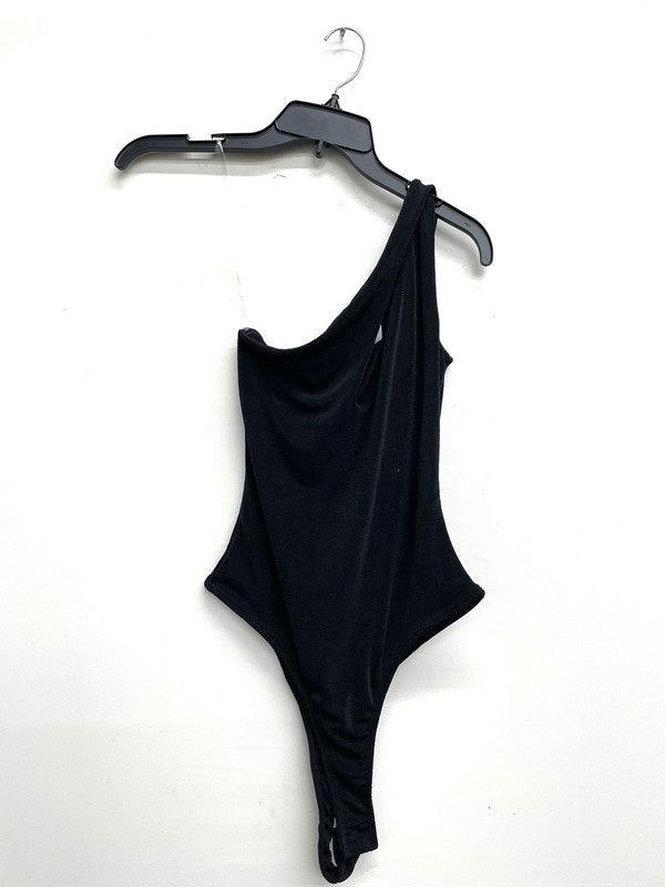 One Shoulder Bodysuit w/ Cutout - RK Collections Boutique