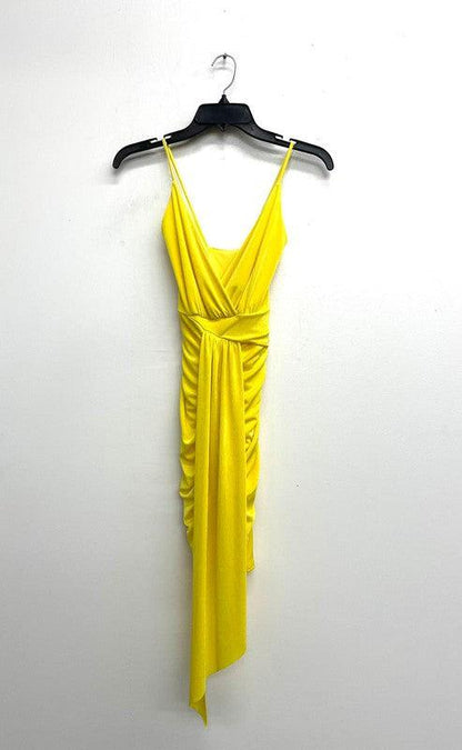Spaghetti Strap Dress w/ Skirt Ruffle - alomfejto