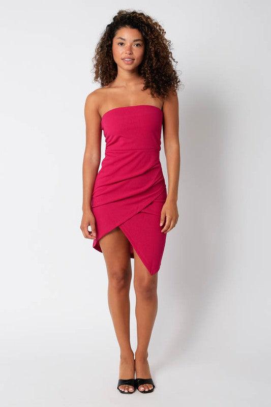 strapless mini dress - RK Collections Boutique