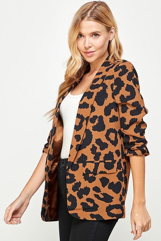 Leopard Blazer - RK Collections Boutique