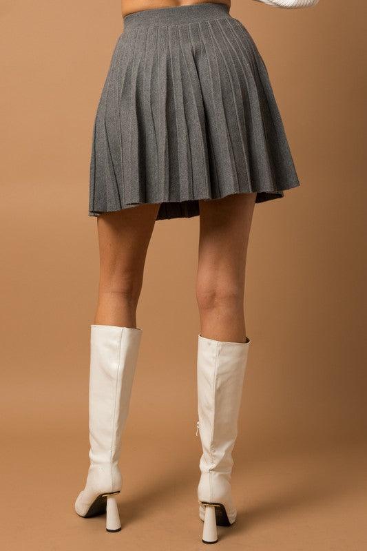 knit skater skirt - RK Collections Boutique