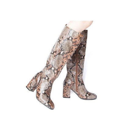 knee high block heel boots - RK Collections Boutique