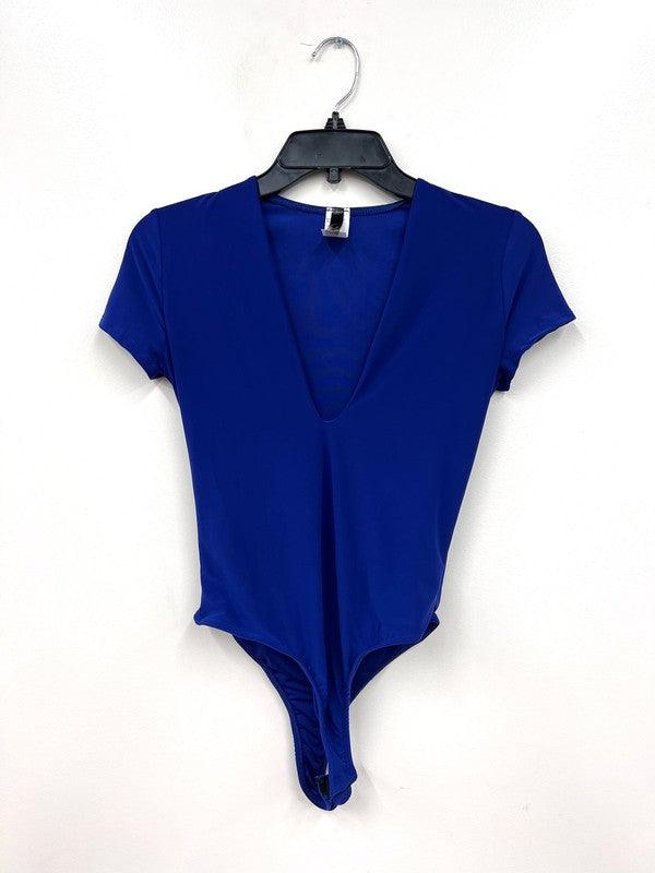 deep v short sleeve bodysuit - RK Collections Boutique