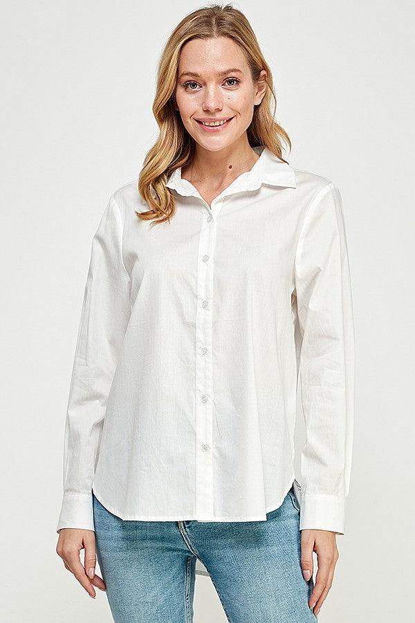 cotton button down shirt
