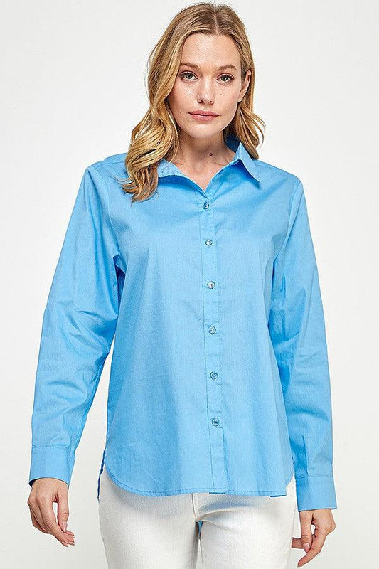 cotton button down shirt - RK Collections Boutique