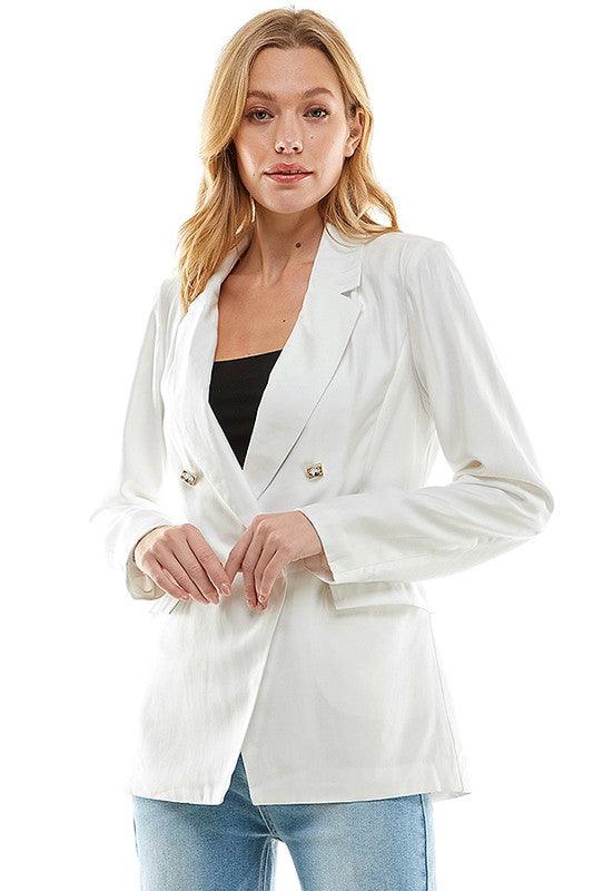 double breasted blazer - RK Collections Boutique