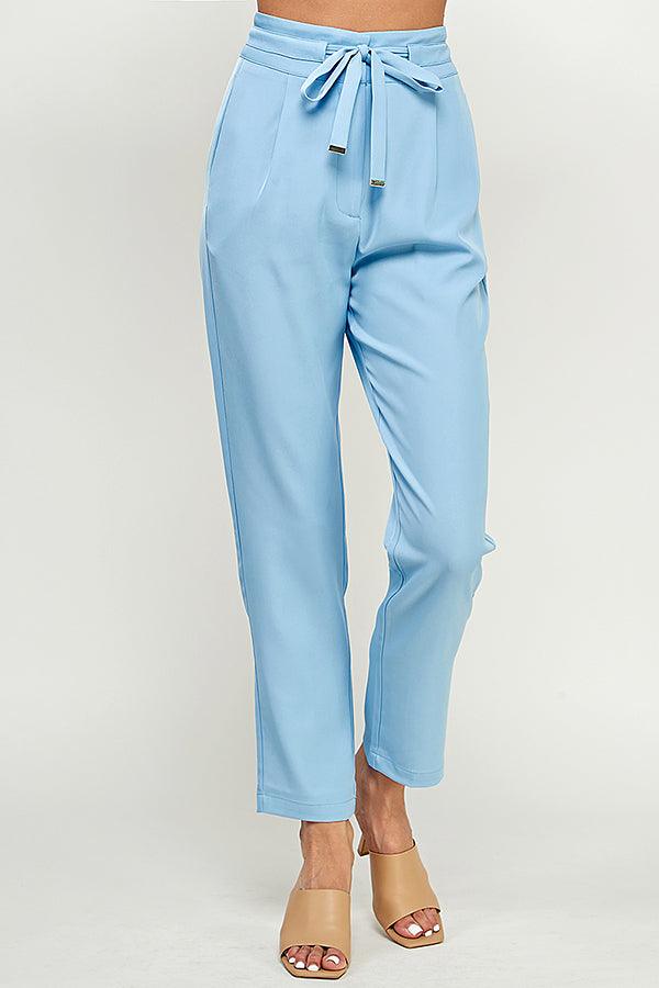 high waist tapered ankle pant - RK Collections Boutique