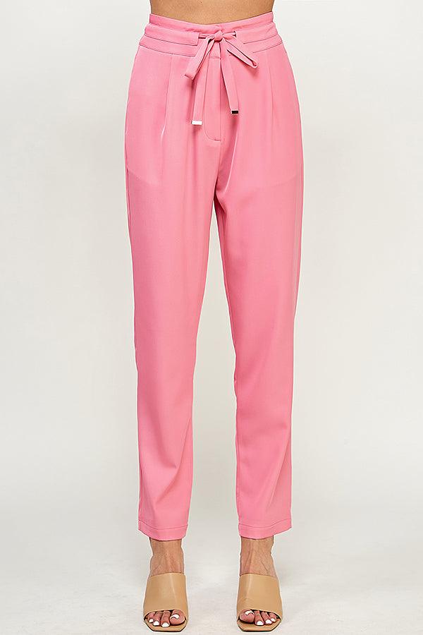 high waist tapered ankle pant - RK Collections Boutique