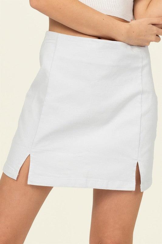double slit mini skirt - RK Collections Boutique