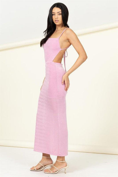 open back maxi dress - RK Collections Boutique