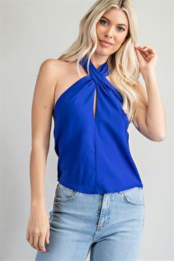 Cross Over Halter Top - RK Collections Boutique