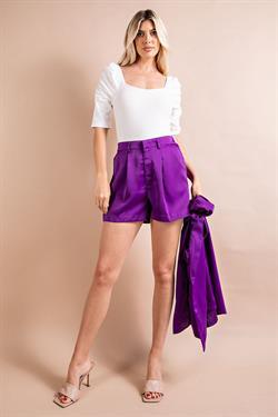 High Waist Pleated Shorts - RK Collections Boutique