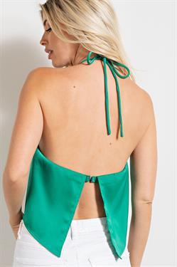 Pointed Hem Halter Tank - RK Collections Boutique