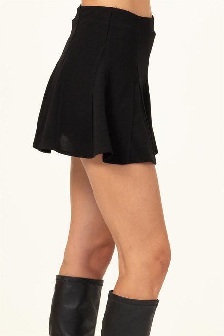 high waisted pleated skort - RK Collections Boutique