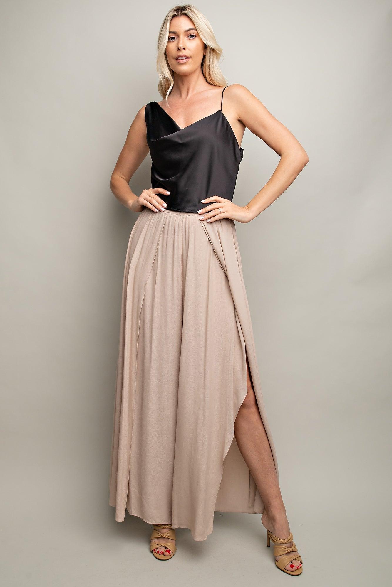 Satin asymmetrical camisole - RK Collections Boutique
