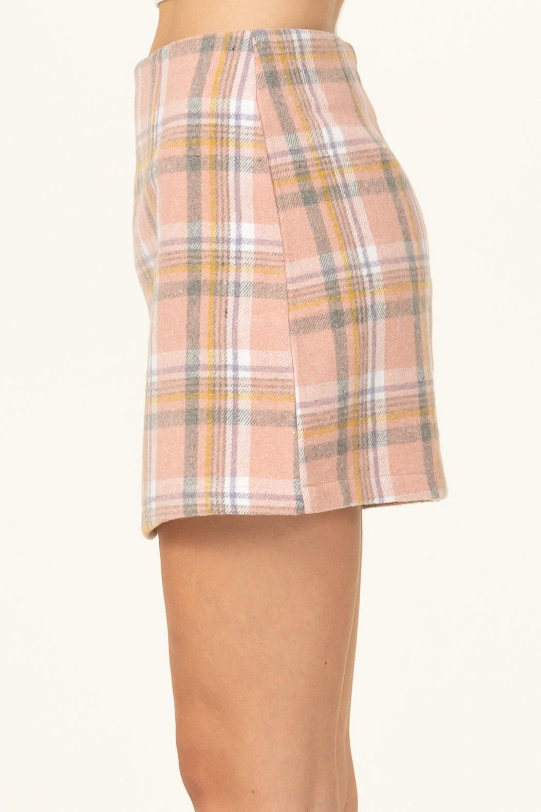 plaid mini skirt - RK Collections Boutique