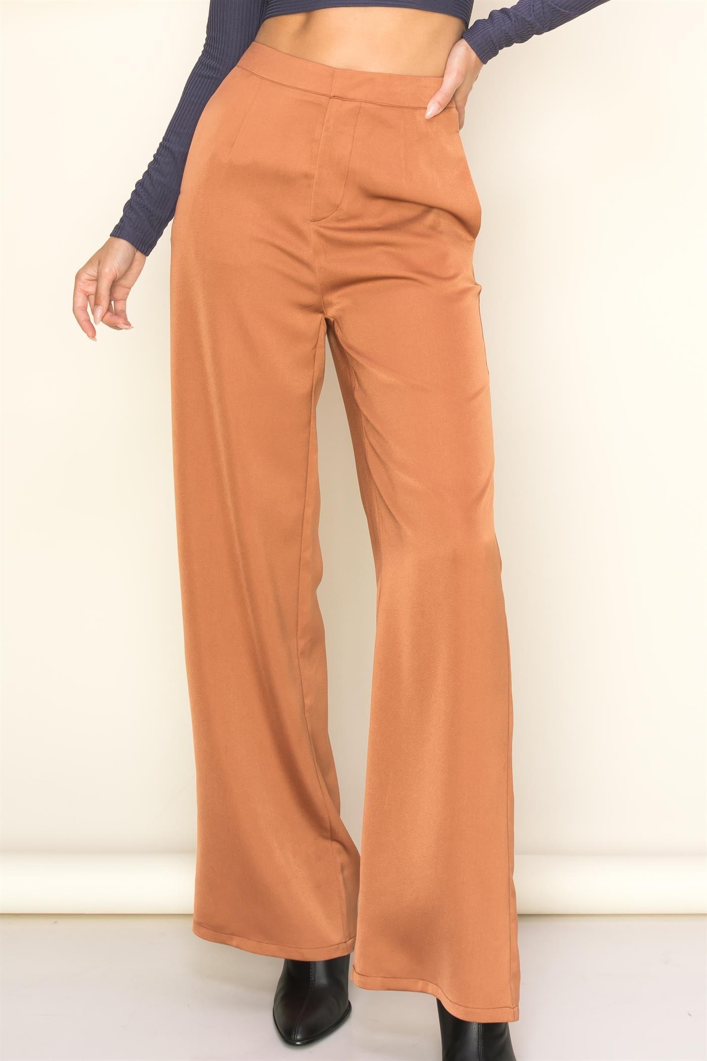 high waist wide leg trousers - RK Collections Boutique