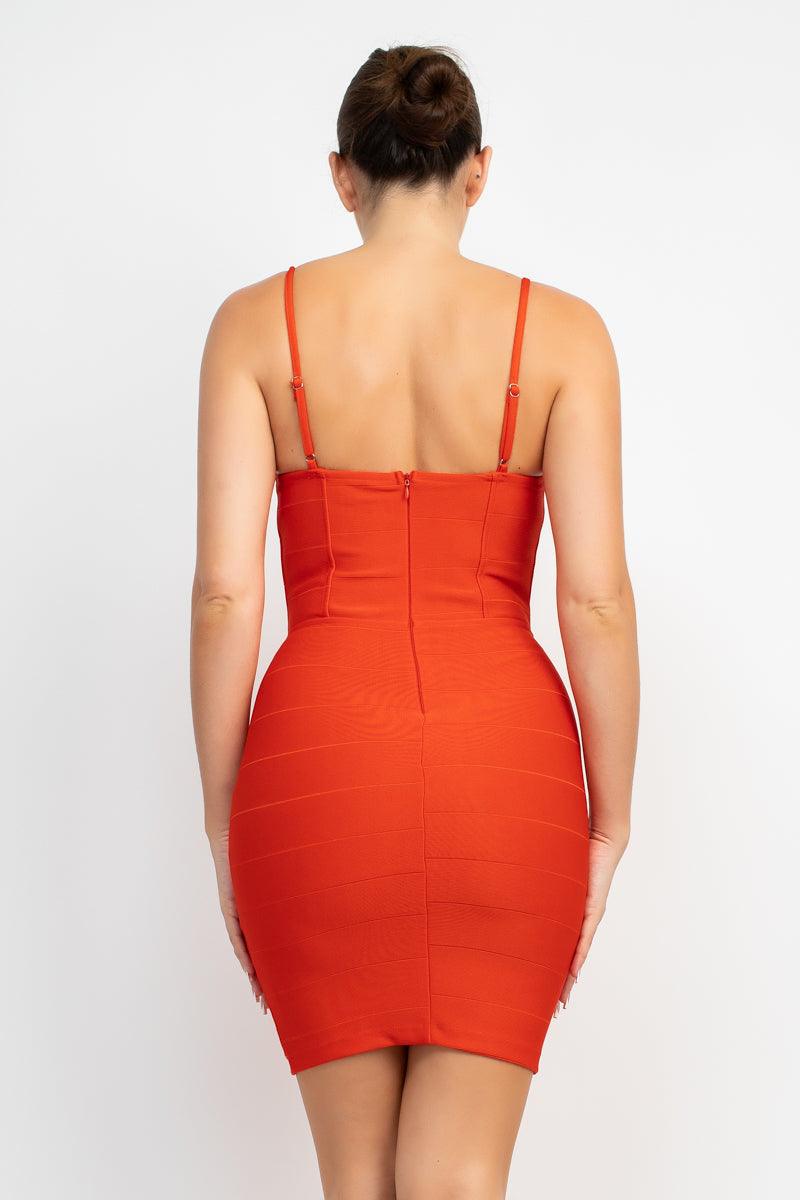sleeveless sweetheart bodycon dress - RK Collections Boutique