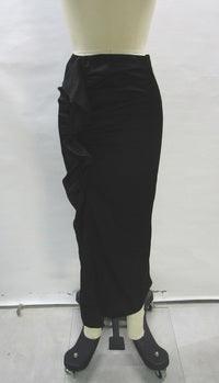 Knee length side ruffle skirt - RK Collections Boutique