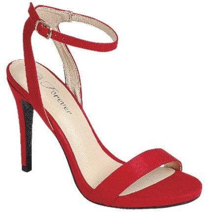 Ankle Strap High Heel Sandal-Shoe:Heel-Forever-Red-SIENNA-01-1-RK Collections Boutique