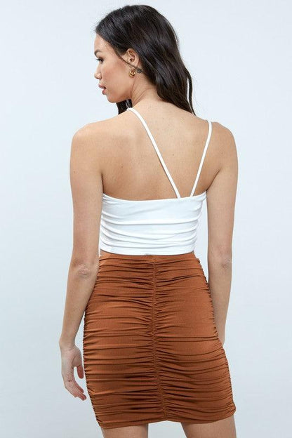 asymmetric strap crop top-Tops-Sleeveless-Blue Blush-RK Collections Boutique