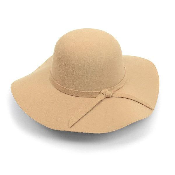 Circle Floppy Wide Brim Hat-Accessory:Hat-Cap Zone-Tan-60181925-alomfejto