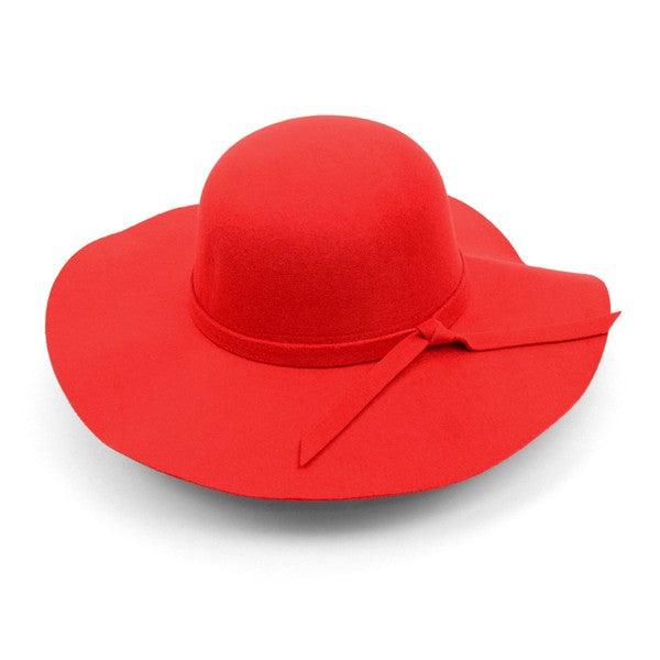 Circle Floppy Wide Brim Hat-Accessory:Hat-Cap Zone-Red-60180901-R-RK Collections Boutique