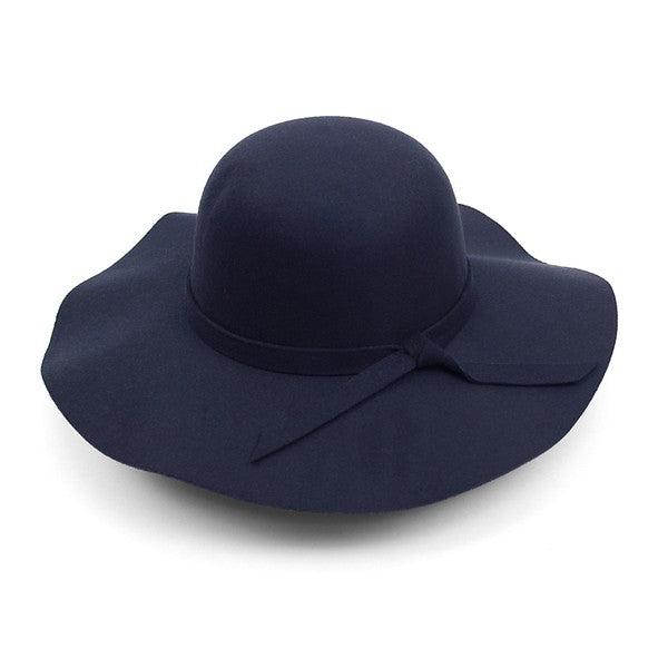 Circle Floppy Wide Brim Hat-Accessory:Hat-Cap Zone-navy-lwh10057-navy-RK Collections Boutique
