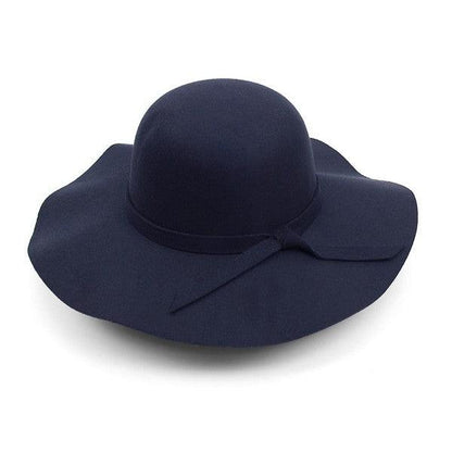 Circle Floppy Wide Brim Hat-Accessory:Hat-Cap Zone-navy-lwh10057-navy-tarpiniangroup