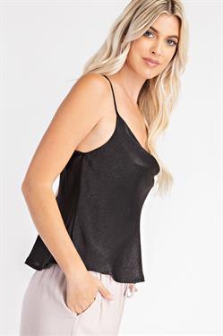 Cowl Neck Dot Cami-Tops-Sleeveless-Glam-RK Collections Boutique